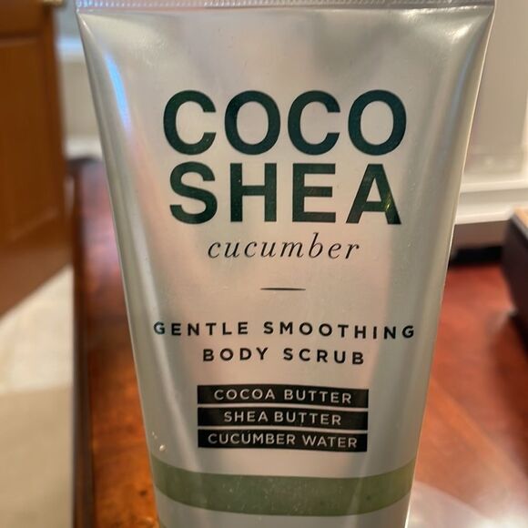 NWT Bath and Body Works Coco Shea cucumber gentle smoothing body scrub. - Picture 2 of 9